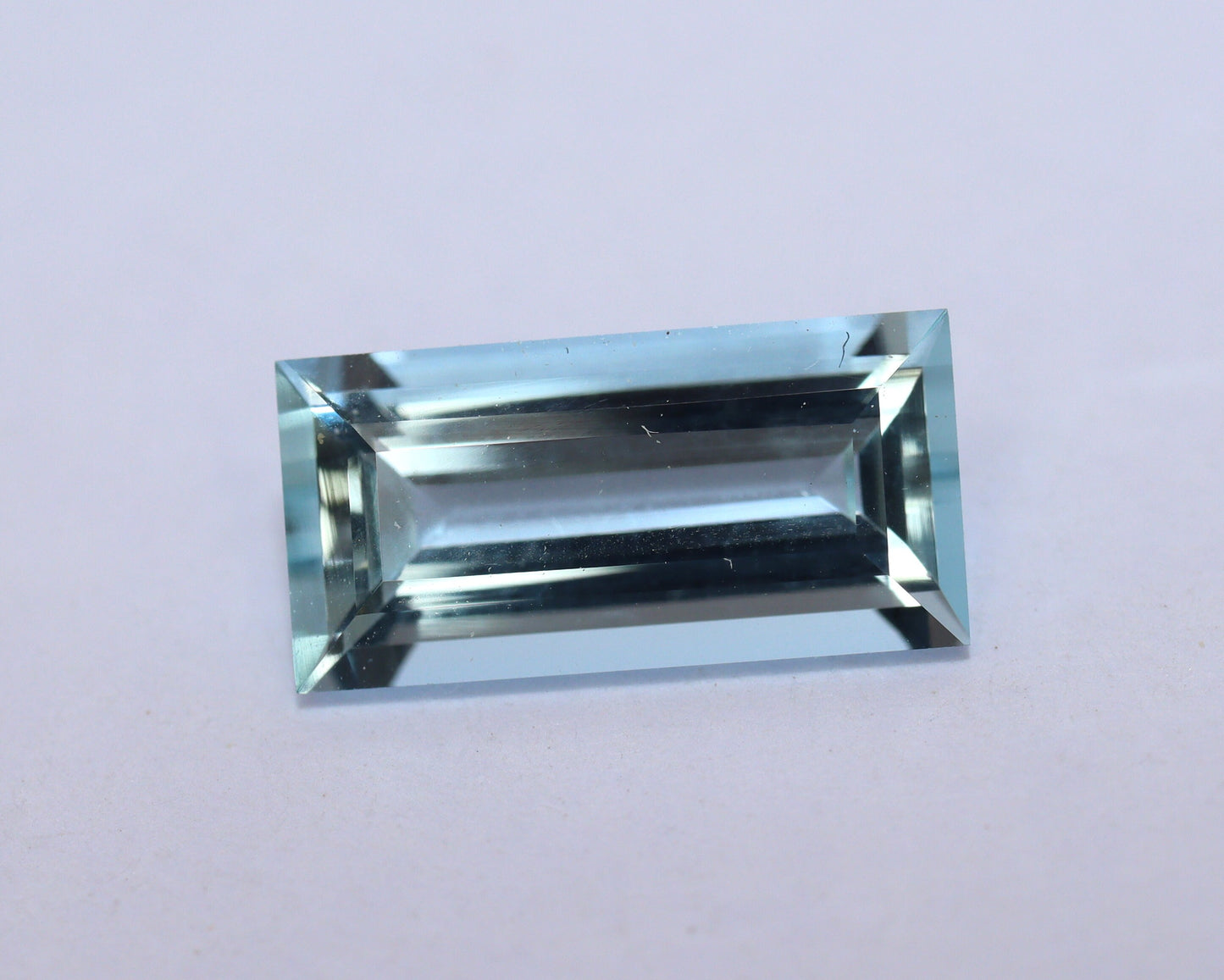 1.6 Cts AAA Natural Aquamarine Baguette Cut Loose Gemstone | Sky Blue Aquamarine for Statement Ring or Pendant | Custom Jewelry Stone
