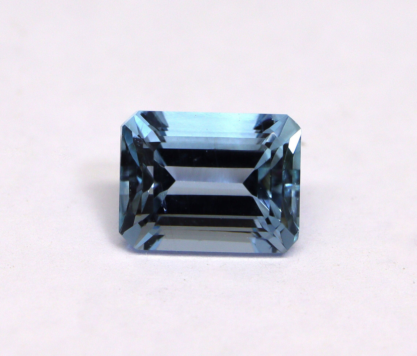 1.18 Ct Dark Blue Aquamarine Emerald Cut • AAA Natural Aquamarine • Eye-Clean 7x5 mm Octagon Gemstone • Deep Blue Aquamarine for Ring