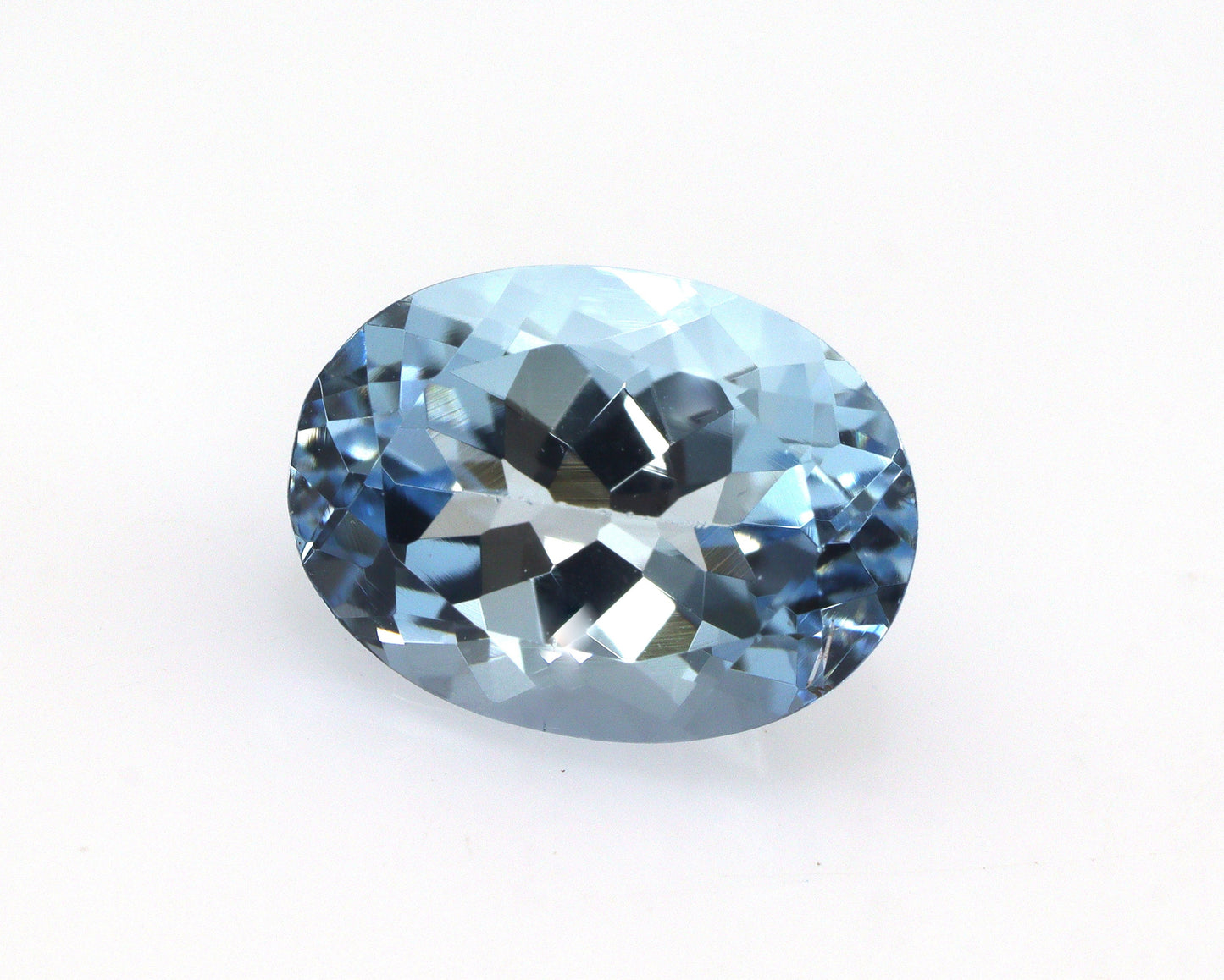 TOP BLUE! AAA 1.71 Ct Natural Aquamarine Oval Cut 8.8x6.5 mm | Eye Clean Aquamarine For Custom Ring Design