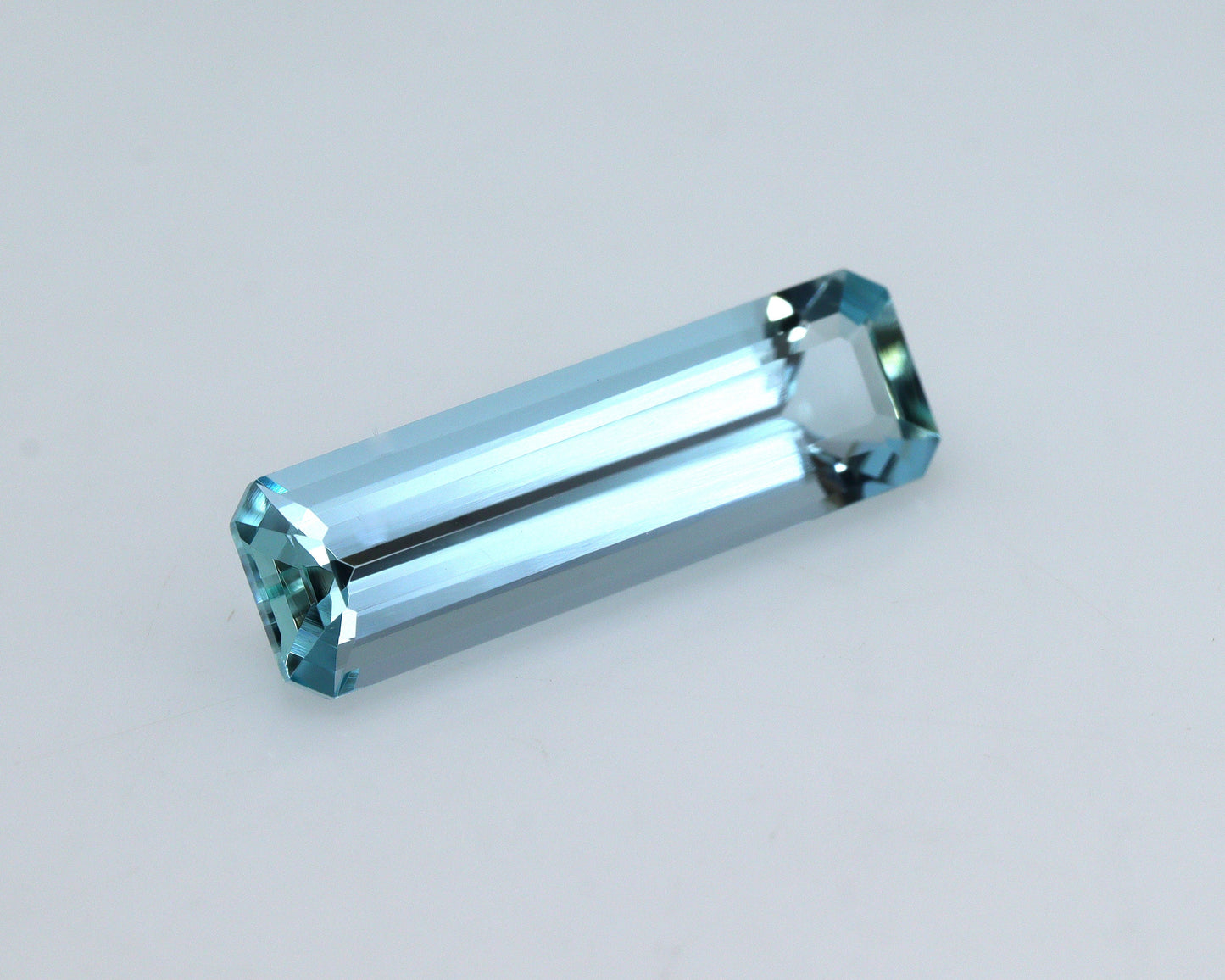 SUPER FINE! 3.2 Ct Natural Aquamarine Long Baguette, Elongated Skinny Baguette Cut, High Grade Blue Aquamarine, March Birthstone Gem